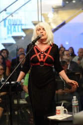 Debbie Harry of Blondie performs on SiriusXM's 'Artist Confidential' in NYC 5/13/14