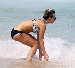 Kaley Cuoco Bikini Beach Vacation Candids In Los Cabos July