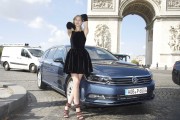 Сара Бранднер (Sarah Brandner) Shooting for the new VW Passat, Paris, 2014.10.02 - 75xHQ E35960363204968