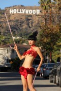 Бай Линг (Bai Ling) Her Red Hot Hollywood Holiday Photoshoot in Hollywood - 28.11.2014 4257df367937487