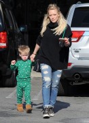 Hilary Duff - Out and about in Studio City 01/31/15