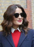 Salma Hayek - Out and about in London 03/23/15
