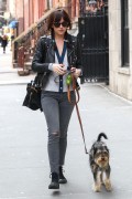 Dakota Johnson - Waking her dog in NYC 04/01/15