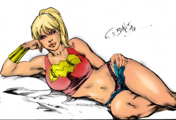 Naked Wonder Girl